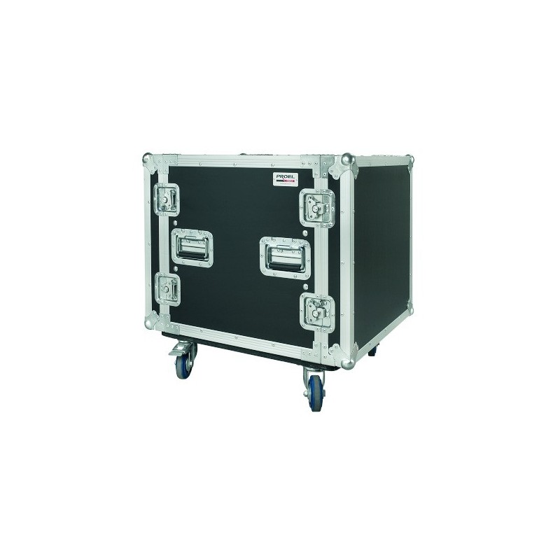 PROEL STAGE CR410BLKMW FLIGHT Cases skrzynia rack 19" 10U na kółkach 100mm